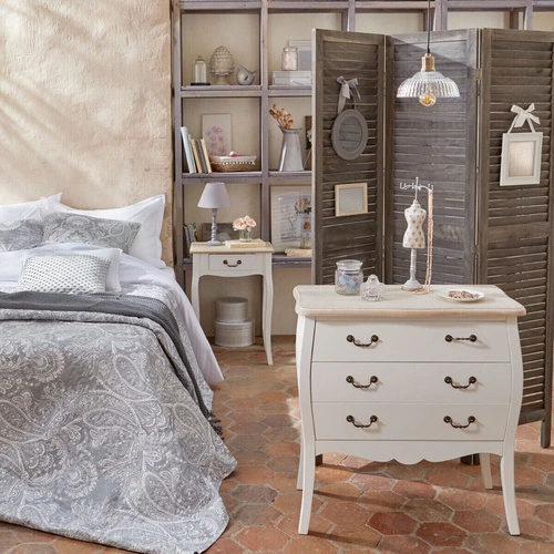 Elegancka narzuta na łóżko Atmosphera Marie szara 240x260 cm z 2 poszewkami do sypialni