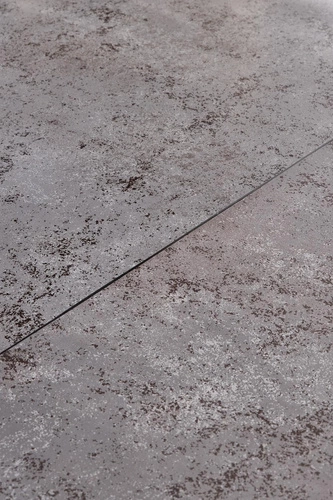 Stół rozkładany do jadalni Martini nowoczesny szklany szary blat czarna noga 160–200 cm