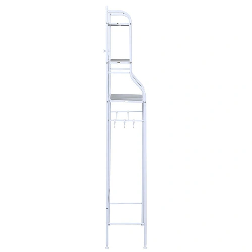 Intesi regał łazienkowy nad sedes biały metalowy 3 półki 150 cm