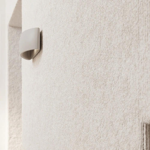 Nowoczesny kinkiet ścienny ceramiczny Pontius szary do salonu i sypialni Sollux Lighting