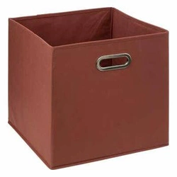Pudełko materiałowe do regału 31x31 cm z metalowym uchwytem 5five simply smart terracota