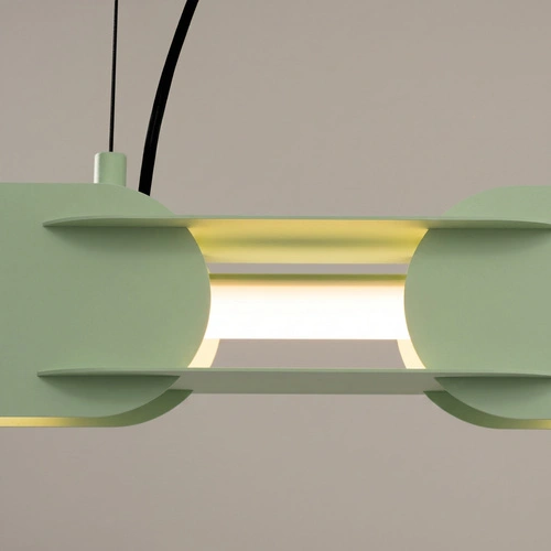 Lampa wisząca LED CHAIN 158 szałwiowa nowoczesna nad stół