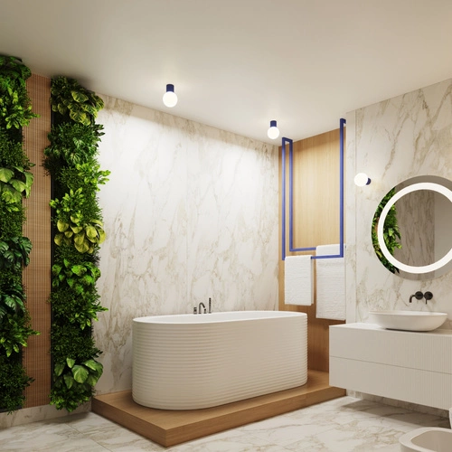 Plafon HALO ultramaryna IP44