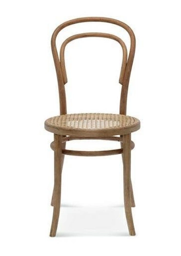 Krzesło Fameg 14 drewniane do jadalni i salonu retro vintage z plecionym siedziskiem personalizowane