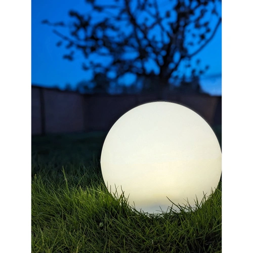 Lampion ogrodowy solar LED Lifton House Nordic biały zestaw 3 sztuki IP44 do ogrodu i na taras