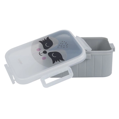 Lunchbox Szop Intesi śniadaniówka do szkoły szczelny pojemnik na lunch dla dzieci szary