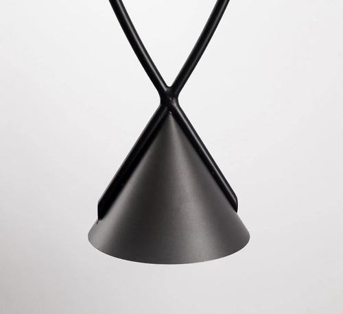 Lampa wisząca LED MIA czarna regulowana do kuchni i salonu 15,5 cm Step into Design