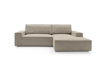 Narożnik Molde M prawy ciemny beżowy      Poso 02