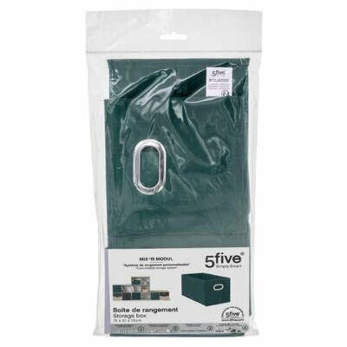 Pudełko materiałowe do regału 15x31cm składane z uchwytem 5five Simply Smart morskie