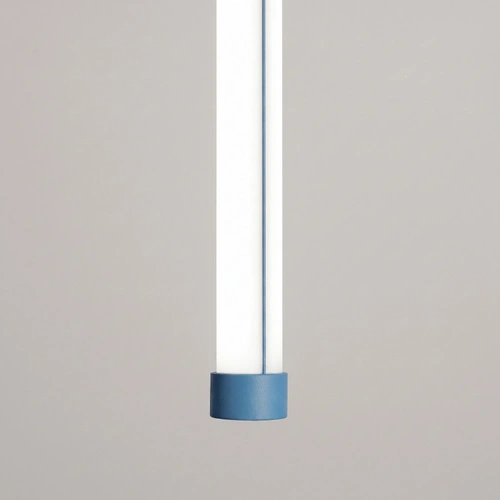 Lampa wisząca TRANG 100 LED błękitna regulowana nad wyspę