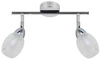 Lampa sufitowa Rico listwa 2x6W LED smd  główka okrągła 1e z przegubem kd system klosz wymienny