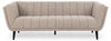 Sofa Tampa 3 osobowa beżowa bouclé nowoczesna do salonu na wysokich nogach Actona