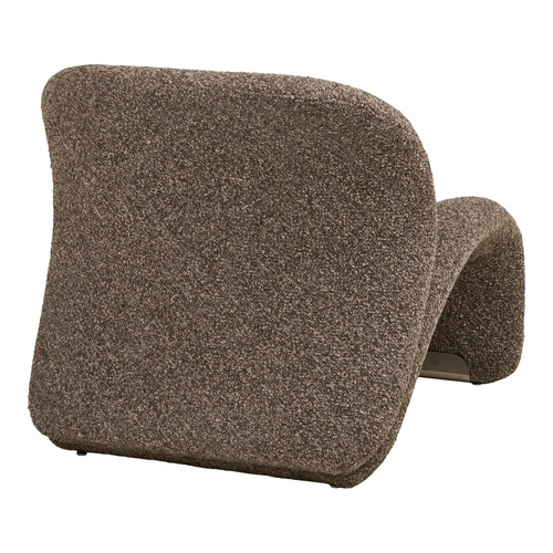 Fotel kubełkowy Sofia brązowy do salonu House Nordic nowoczesny