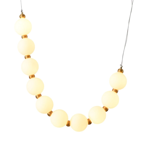 Lampa wisząca kula LED CORALLI S biała nowoczesna nad wyspę do salonu Step into Design