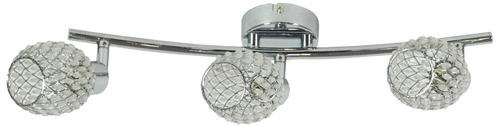 Nowoczesna lampa sufitowa Clear 3-punktowa regulowana do salonu kuchni lub jadalni