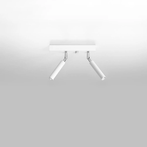 Plafon sufitowy nowoczesny Eyetech 2 biały metalowy do kuchni i salonu Sollux