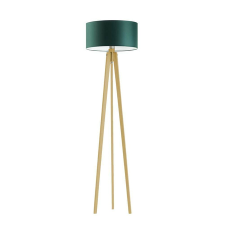 Lampa podłogowa MIAMI abażur zieleń butelkowa