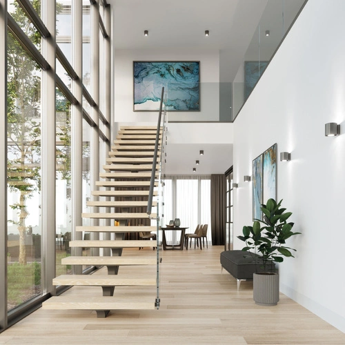 Plafon sufitowy ORBIS 1 antracyt nowoczesny metalowy do kuchni, salonu i sypialni