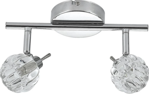 Lampa sufitowa Bombola chromowana 2-punktowa regulowana do salonu i sypialni CANDELLUX