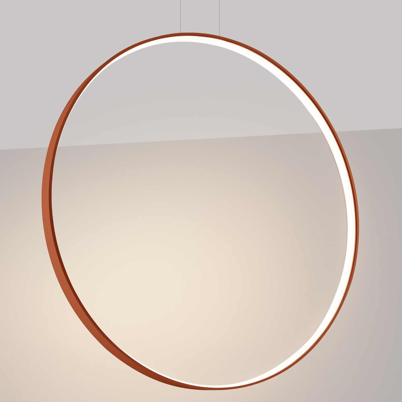 Lampa wisząca LED RIO 110 czerwona nowoczesna regulowana do salonu nad stół Thoro