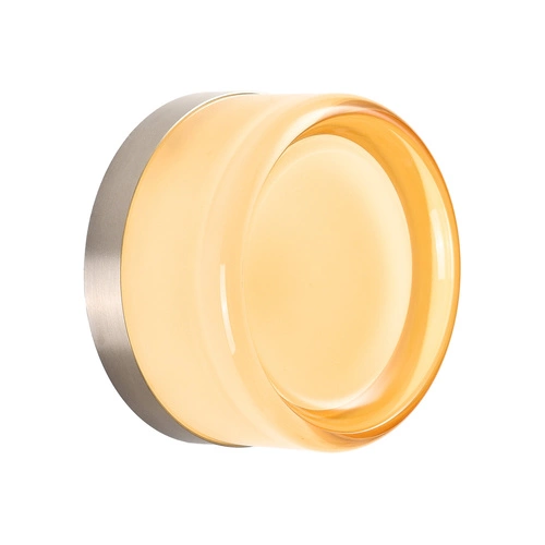 Plafon LED okrągły CANDY Step into Design bursztynowy nowoczesny do salonu 13,5 cm