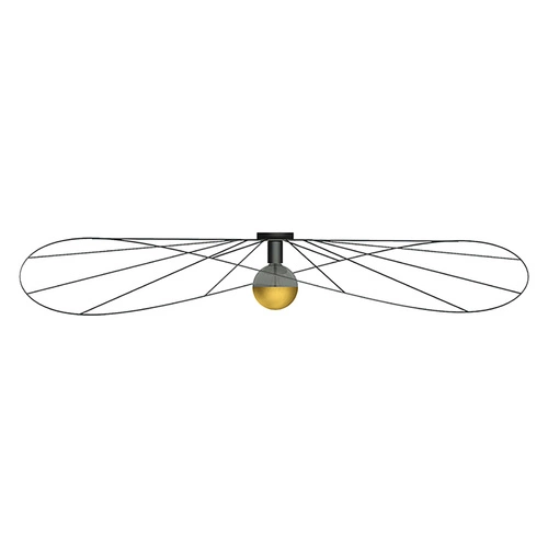 Kinkiet ścienny ESKOLA 140 czarny nowoczesny metalowy do salonu i sypialni Thoro