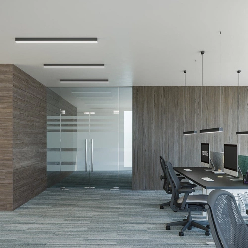 Lampa wisząca LED Pinne 90 szara nowoczesna nad wyspę kuchenną lub do jadalni