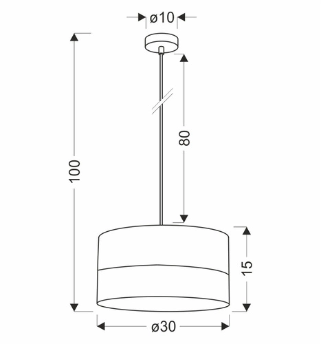Lampa wisząca Orto nowoczesna biała z drewnem do salonu i sypialni z abażurem