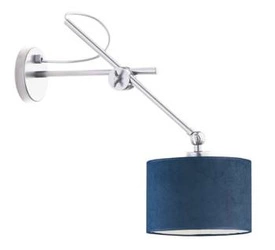 Kinkiet ścienny HAMILTON VELUR nowoczesny morski welur do sypialni i salonu Lysne