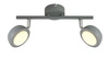 Lampa sufitowa Mild listwa 2x6W LED  szary 3000K
