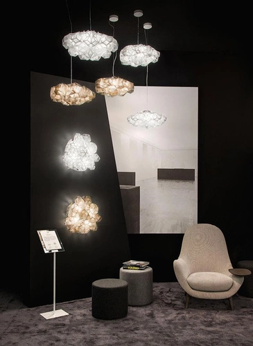 Lampa wisząca Drusa Velvet złota LED 4-punktowa nowoczesna do salonu lub nad stół