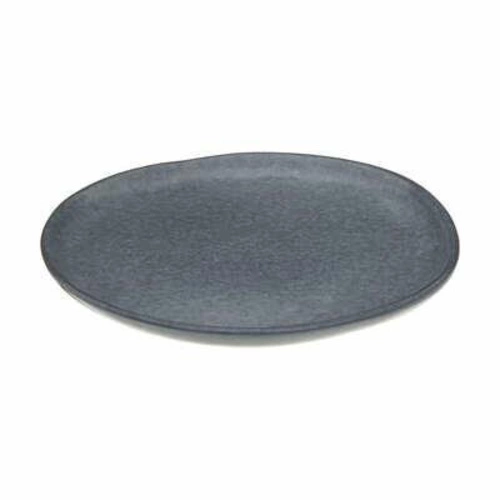 Talerz obiadowy Spring niebieski 21 cm ceramiczny nowoczesny do zmywarki do kuchni