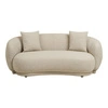Sofa Hawkes 2,5-osobowa piaskowa nowoczesna do salonu House Nordic