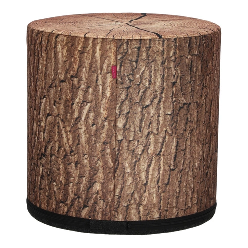 Pufa okrągła Wild Oak Intesi nowoczesna kolorowa do salonu i sypialni w stylu boho