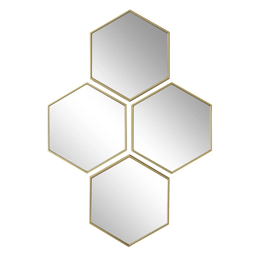 Zestaw 4 luster Diamond złoty