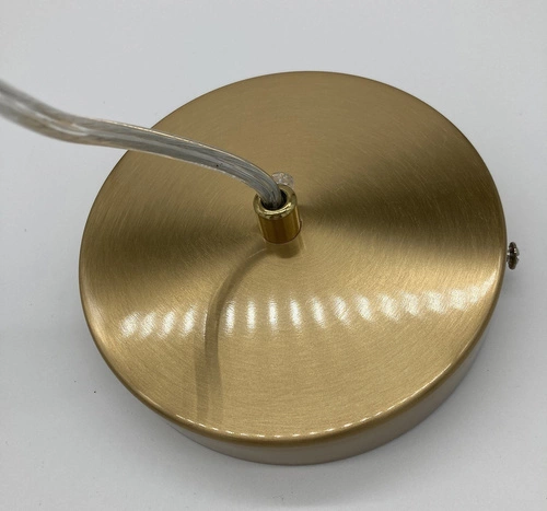 Lampa wisząca LED U-SHAPE mosiądz nowoczesna do salonu i jadalni Step into Design