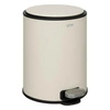 Kosz na śmieci do łazienki Delta beżowy 6l nowoczesny z wyjmowanym wkładem 5five