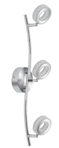 Lampa sufitowa Vinola listwa 3x5W LED  chrom 3000K
