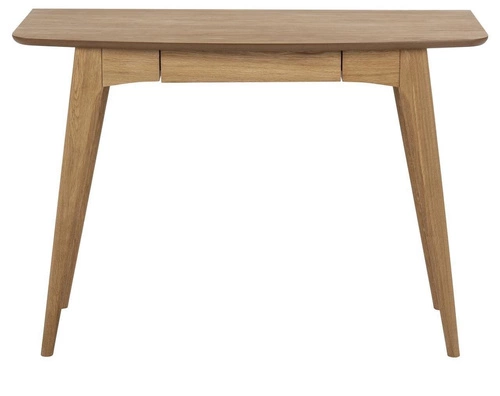 Biurko skandynawskie Woodstock dąb z szufladą do pracy i gabinetu 105 cm Actona
