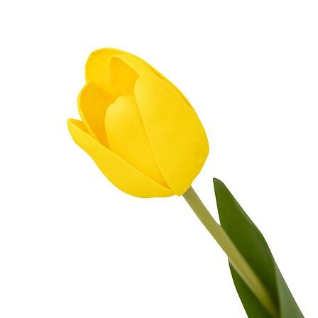 Sztuczny tulipan żółty Atmosphera 48 cm jak żywy nowoczesny kwiat do wazonu salonu