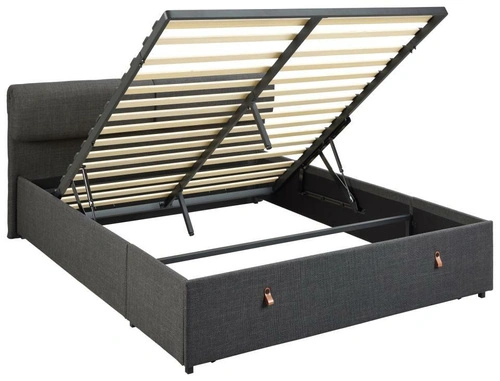 Łóżko tapicerowane Calvi 160x200 z szufladami do sypialni nowoczesne