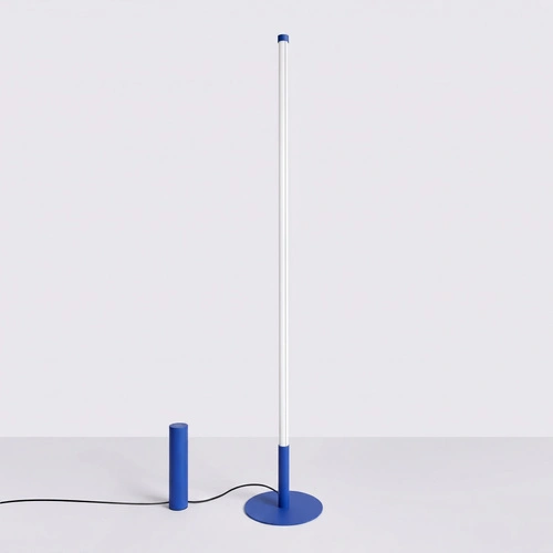 TRANG lampa stojąca do salonu nowoczesna LED ultramaryna 4000K