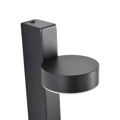 Nowoczesny kinkiet LED FIKO czarny metalowy 120 cm do sypialni i salonu Step into Design