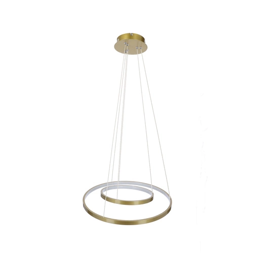 Lampa wisząca Lune 50+30 złoty 40W LED  4000K
