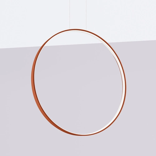 Lampa wisząca LED RIO 78 czerwona nowoczesna regulowana do salonu kuchni nad stół