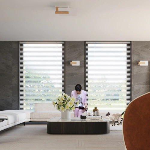 Kinkiet ścienny LAPPO drewniany skandynawski naturalny do salonu i sypialni SOLLUX LIGHTING