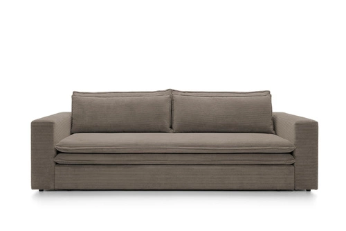 Sofa Ulnes z funkcją spania brązowa Poso  04