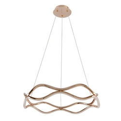 Lampa wisząca VAVE patynowy 28W LED  3000K maskownica biała
