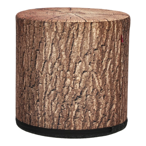 Pufa okrągła Wild Oak Intesi nowoczesna kolorowa do salonu i sypialni w stylu boho