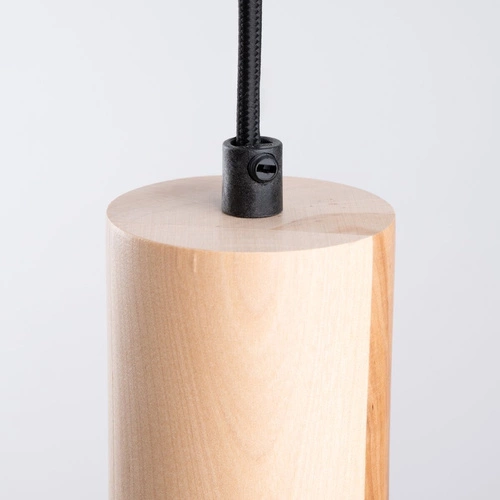 Lampa wisząca FANO czarna nowoczesna do salonu i jadalni skandynawska stalowa 34 cm